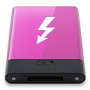 pink thunderbolt w Icon