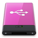 pink usb w Icon