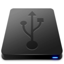 USB Black Icon