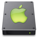 Steel Drive Lime Icon
