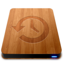 Wooden Slick Drives   Time Machine Icon