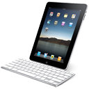 iPad with keyboard Icon
