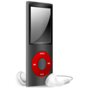 iPod Nano black and red off Icon