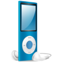iPod Nano blue on Icon