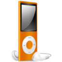 iPod Nano orange off Icon