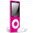 iPod Nano pink off Icon