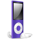 iPod Nano purple off Icon