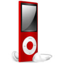 iPod Nano red off Icon
