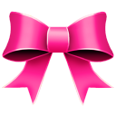 Ribbon Pink Icon