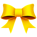 Ribbon Yellow Pattern Icon