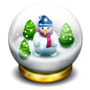 glass snow ball Icon