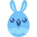 blue cute Icon