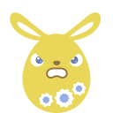 yellow angry Icon