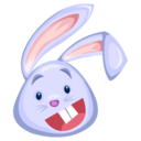 blue rabbit Icon