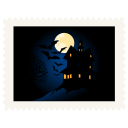 stamp scary night Icon