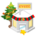 christmas event store Icon