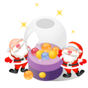 santa christmas balls Icon
