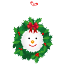 snowman wreath Icon