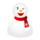 wink snowman Icon