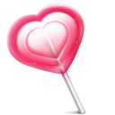 love heart lolly Icon