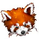 Firefox panda red Icon