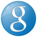 social google button blue Icon