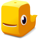 Orange whale Icon
