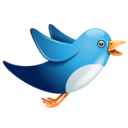 twitter bird flying Icon