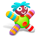 Colored Green Doll Icon