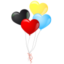 heart balloons Icon