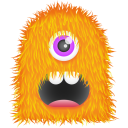 Orange Monster Icon