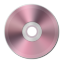 Light Pink Metallic CD Icon