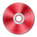 Red Metallic CD Icon