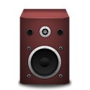 speaker red Icon