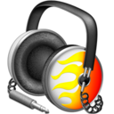 Fiery Funk headphones Icon