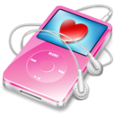 ipod video pink favorite Icon
