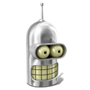 Bender Shiny Metal Icon