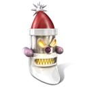 Robot Santa Icon