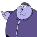 Peter Griffin Blueberry zoomed Icon