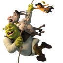 Shrek and Donkey and Puss 2 Icon