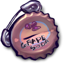 Things Grape Soda Safety Pin Icon
