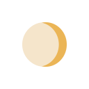 Moon Waxing Crescent Icon