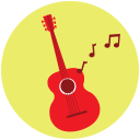 Guitar Music Icon