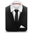 Manager Suit Black Tie Icon