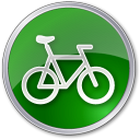 Bicycle Green Icon