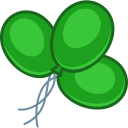 balloons green Icon