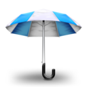 Umbrella Blue Icon