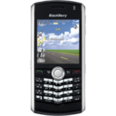 BlackBerry Pearl black Icon