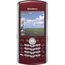 BlackBerry Pearl red Icon