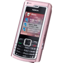 Nokia N72 pink Icon
